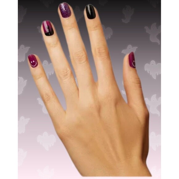 Dashing Diva Gloss Ultra Shine 32 Gel Nail Strips~Monster Smiles Halloween - Picture 2 of 4